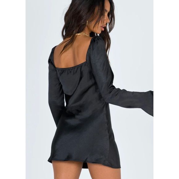 Princess Polly STAR POWER MINI DRESS BLACK Size 2 Nwot - Picture 8 of 9